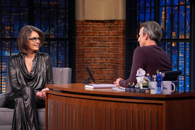 Political Consultant Jessica Tarlov during an interview with host Seth Meyers on October 27, 2026.