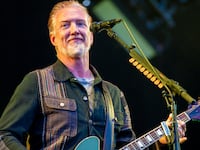 Josh Homme of Queens Of The Stone Age performs on stage at Marenostrum on June 23, 2024, in Fuengirola, Spain.