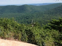 The Appalachian Mountains, captured from a mountain peak.