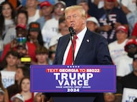 Republican presidential nominee and former U.S. President Donald Trump