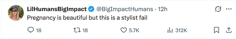 X comment
