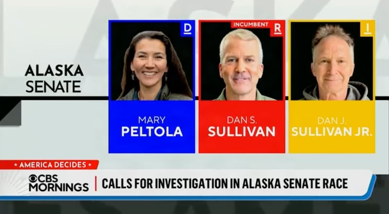 CBS Mornings cover Alaska Senate confusion.