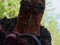 A photo including Ry Barrett in the film In a Violent Nature