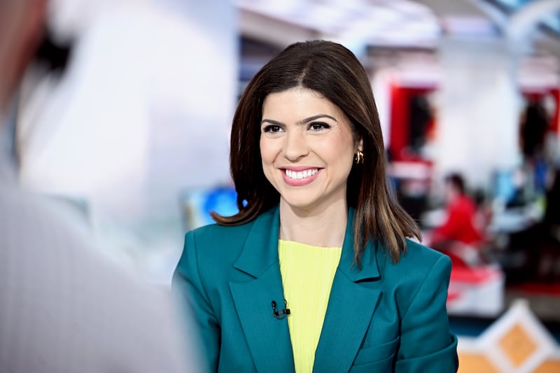 MEET THE PRESS -- Pictured: Monica Alba, NBC News White House Correspondent,appears on "Meet the Press" in Washington D.C., Sunday, June 14, 2026 -- (Photo by: Shannon Finney/NBC) via Getty Images)