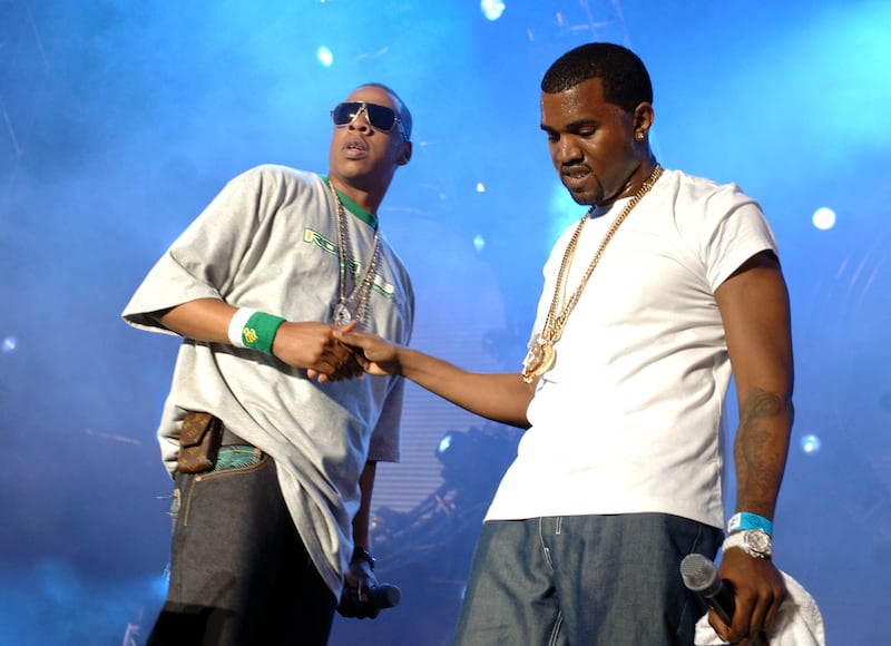 Jay-Z and Kanye West started working together around 2000.