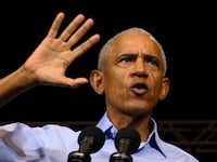 CLEVELAND, OHIO - OCTOBER 24: Former U.S. President Barack Obama speaks during a campaign rally at Cleveland Public Auditorium on October 24, 2026 in Cleveland, Ohio. Obama is campaigning for Ohio Democratic candidates including Senate candidate, former Sen. Sherrod Brown (D-OH) and gubernatorial candidate Dr. Amy Acton ahead of next week's midterm elections on November 3. (Photo by Jeff Swensen/Getty Images)