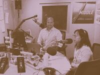 A photo illustration showing Jeremy Hobson and Cynthia Wang during The Middle’s first episode.