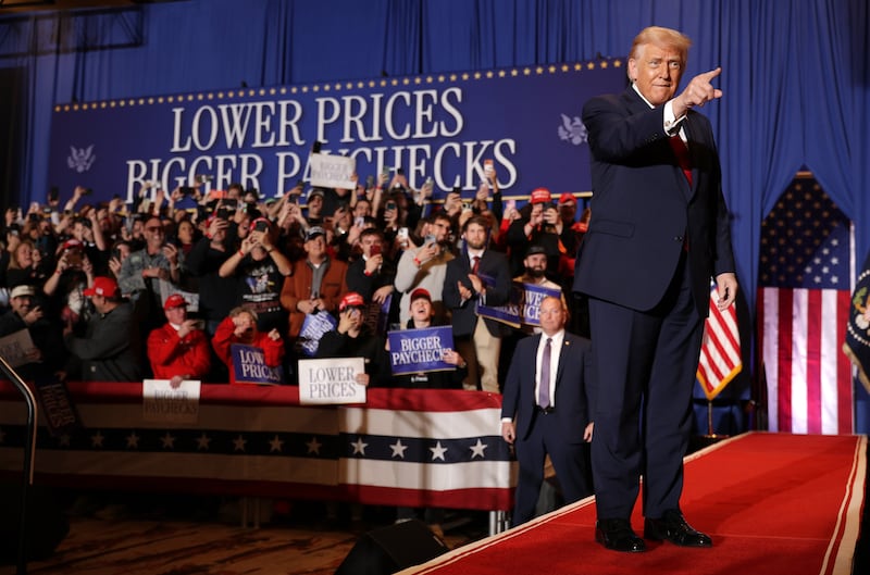 President Donald Trump in Pennsylvania
