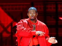 NASHVILLE, TENNESSEE - JULY 25: Usher performs at Nissan Stadium on July 25, 2026 in Nashville, Tennessee. (Photo by Jason Kempin/Getty Images)