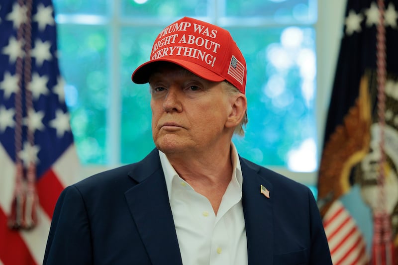President Donald Trump announced on Friday that the U.S. government had taken a 10 percent stake in Intel.