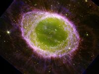 The Ring Nebula as seen by the James Webb Space Telescope
