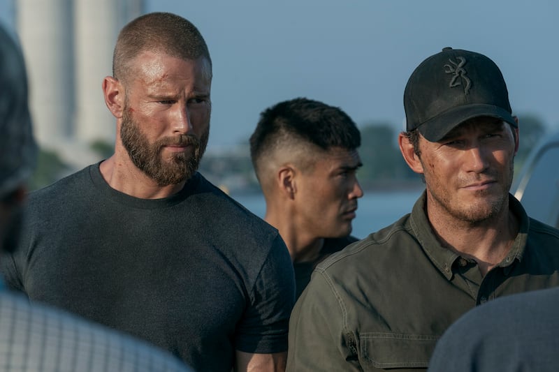 Tom Hopper and Chris Pratt.
