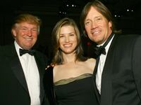 Donald Trump, Sam Jenkins and husband Kevin Sorbo during Muhammad Ali's Celebrity Fight Night XIII