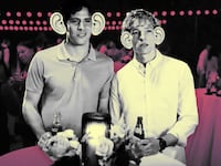 An illustration including Josh O’Connor and Mike Faist in the film Challengers
