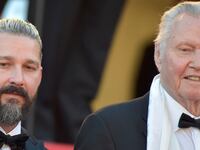 American actor Jon Voight and american actor, scriptwriter and director Shia LaBeouf at Cannes Film Festival 2024