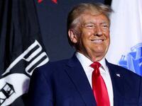 Former U.S. President and Republican presidential candidate Donald Trump