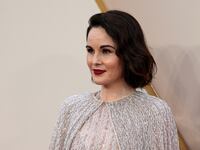 Cast member Michelle Dockery arrives for the world premiere of 'Downton Abbey: A New Era' in London, Britain, April 25, 2022.