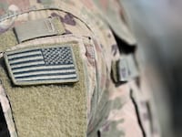 A soldier of the US army.