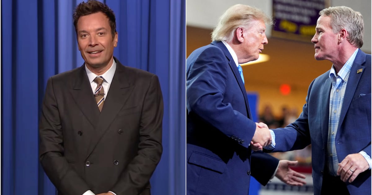 Jimmy Fallon entdeckt den wildesten Teil von Trumps Wutrede