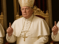 MAGA outrage to Trump's Pope Truth Social post.
