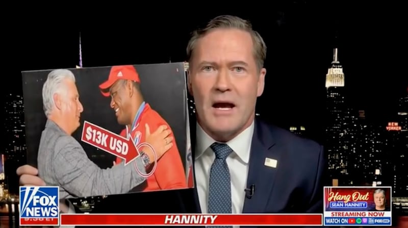 Mike Waltz on Fox News.