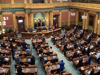 The Michigan state house