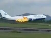 The Boeing 747 entered a holding pattern for 90 minutes before safely returning to its departure airport.