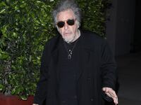 Al Pacino is seen at Giorgio Baldi restaurant on April 10, 2024 in Los Angeles, California.