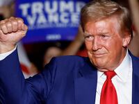 Donald Trump at a rally