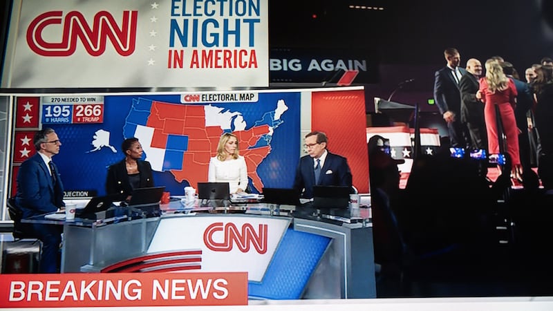 CNN panel covering the election.