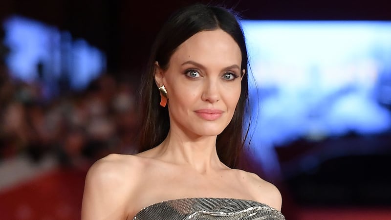 Jolie embraced dark brunette hair for most of her career. Here at the Rome Film Fest in 2021.
