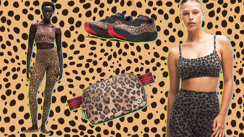 Leopard cheetah animal print lululemon collection
