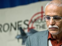 Yemeni engineer Faisal bin Ali Jaber, whose brother-in-law Salim bin Ali Jaber, an anti-al Qaeda cleric; and 26-year-old nephew Walid Abdullah bin Ali Jaber, were killed in a drone strike in Yemen's southeastern Hadramawt province, speaks