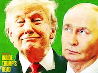 Donald Trump and Vladimir Putin