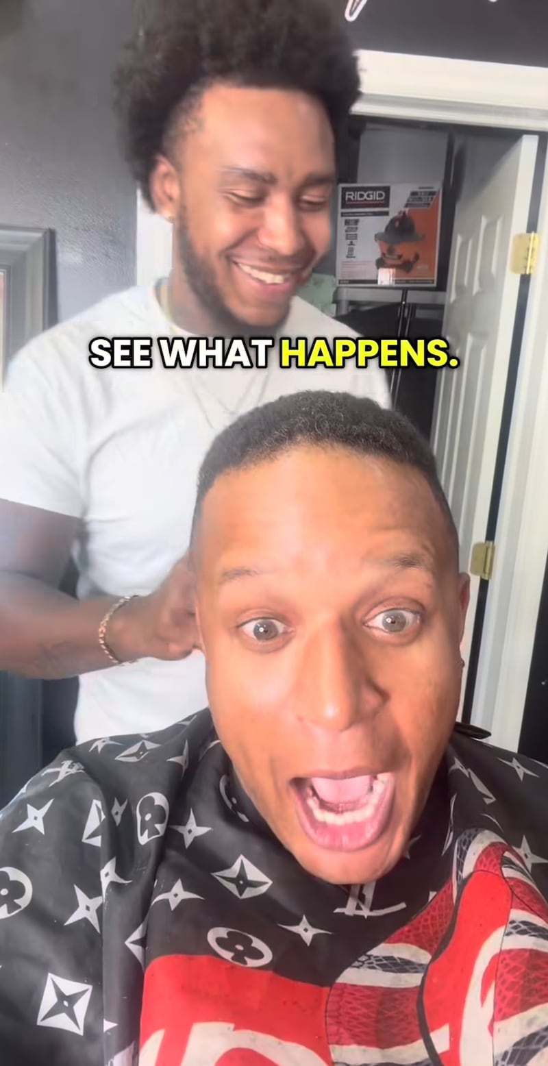 Craig Melvin has long trusted barber DJ Fresh with his hair.