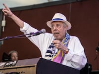 Sergio Mendes performs at the Festival Of Arts And Pageant Of The Masters