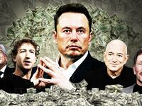 Jensen Huang, Mark Zuckerberg, Elon Musk, Jeff Bezos and Larry Ellison.