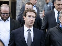 Meta CEO Mark Zuckerberg leaves the Federal Courthouse in downtown Los Angeles after defending the company in a landmark social media addiction trial in Los Angeles, United States, on February 19, 2026.