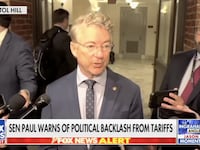 Republican Senator Rand Paul had a stern history lesson for President Donald Trump, saying that his tariffs could cause GOP “decimation” in both the House and the Senate.