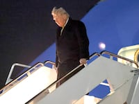 JOINT BASE ANDREWS, MARYLAND - JANUARY 04: U.S. President Donald Trump steps off Air Force One at Joint Base Andrews on January 4, 2026 at Joint Base Andrews, Maryland. Trump is returning to the White House after giving the order for the United States law enforcement to capture Venezuelan President Nicolás Maduro and his wife. (Photo by Joe Raedle/Getty Images)
