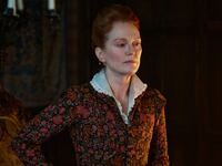 A photo including Julianne Moore in the series Mary & George on Starz