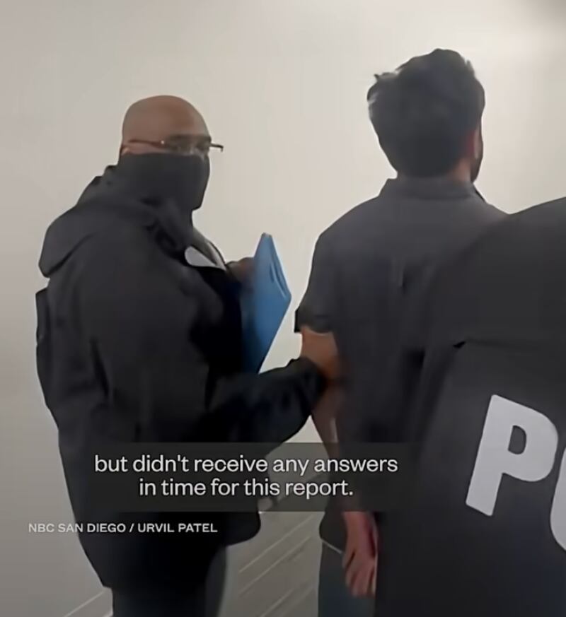 The Afghan national was escorted out of a San Diego courthouse in handcuffs.