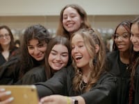 The cast of 'Girls State'