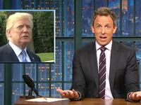 “What Are You Talking” About Seth Meyers Mocks Trump’s Blatant Hospital Lie