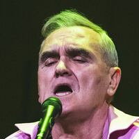 Morrissey performs in Zaragoza, Spain in March.