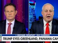 Fox News host Brian Kilmeade and RNC Chair Michael Whatley on Fox News on December 23, 2024.
