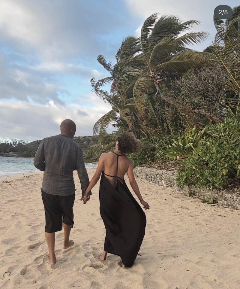 Halle Berry and fiancé Van Hunt on vacation at the Kokomo Private Island in August 2026.