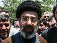 31 May 2019, Iran, Tehran: Mojtaba Khamenei (C), son of Iranian Supreme Leader Ayatollah Ali Khamenei, is pictured during a protest marking the annual al-Quds Day (Jerusalem Day) on the last Friday of the Muslim holy month of Ramadan. Photo: Saeid Zareian/dpa (Photo by Saeid Zareian/picture alliance via Getty Images)