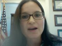 Judge Aileen Cannon speaks during a virtual hearing.