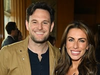 Justin Griffin and Alyssa Farah Griffin in 2024.